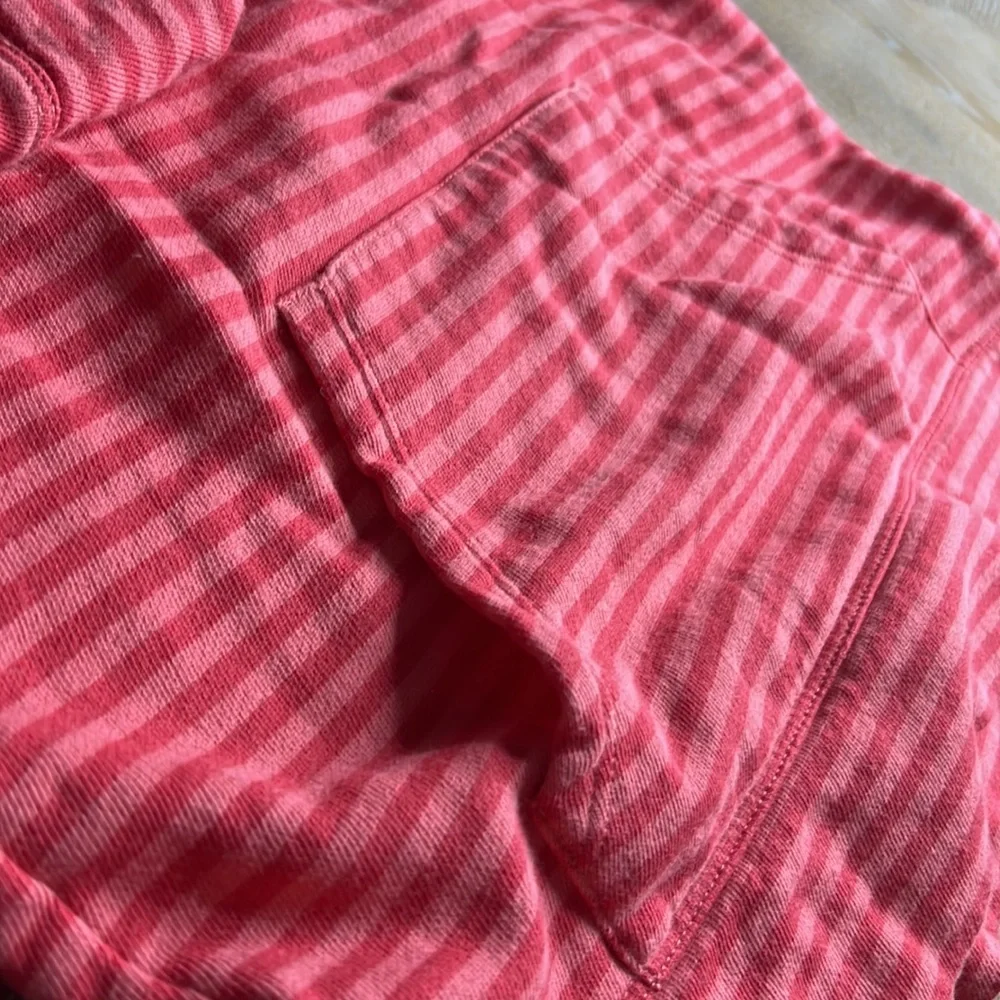 VINEYARD VINES Pink Stripe Hoodie Sweatshirt M (10-12)